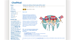 Desktop Screenshot of blog.chefmod.com